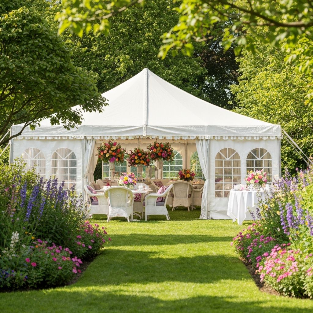 Garden marquee